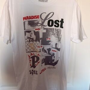 White Graphic Tee - Paradise Lost